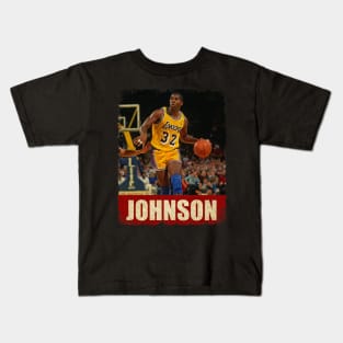 Magic Johnson - RETRO STYLE Kids T-Shirt